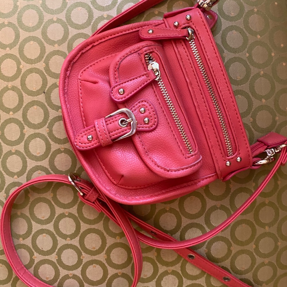 Coral crossbody bag